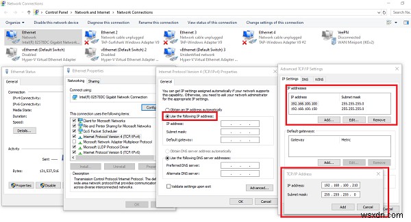 ネットワークアダプタに複数のIPアドレスを割り当てる3つの方法【Windows】