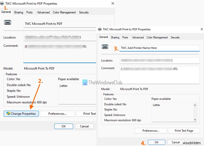 Windows 11/10でプリンターの名前を変更する4つの方法【設定・コントロールパネル・PowerShell・コマンドプロンプト】
