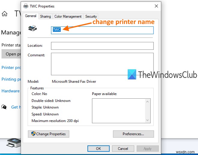 Windows 11/10でプリンターの名前を変更する4つの方法【設定・コントロールパネル・PowerShell・コマンドプロンプト】