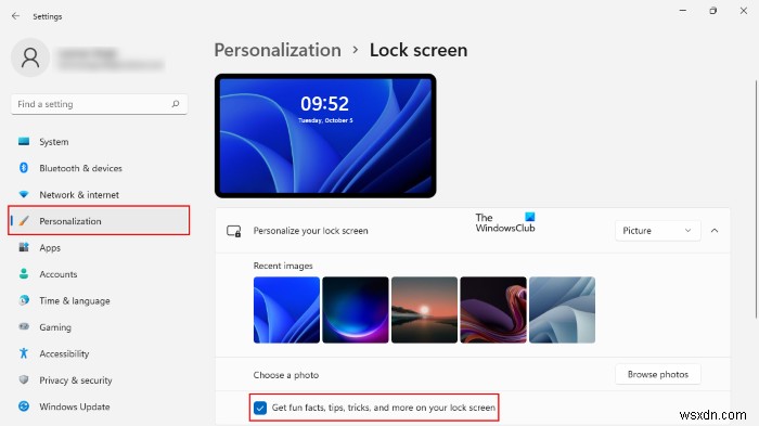 Windows 11/10でロック画面の広告とヒントを無効にする方法