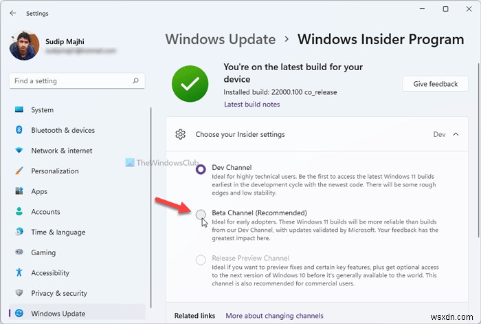 Windows 11でインサイダーチャネルを変更する方法|DevとBetaの切り替え手順を解説
