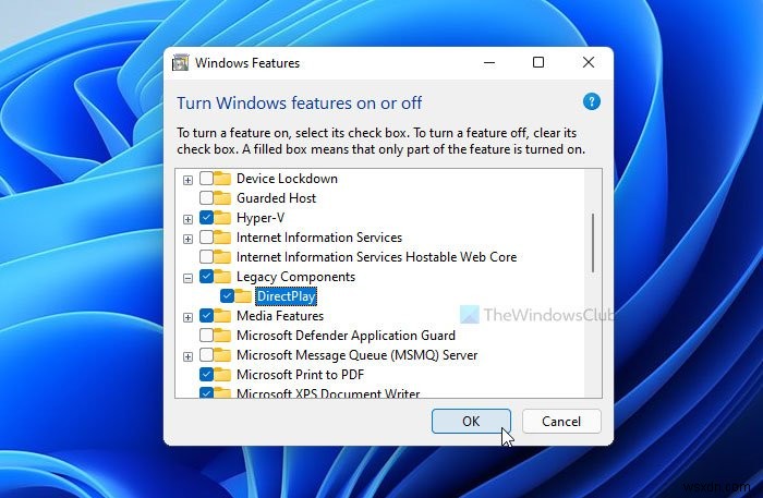 Windows 11/10でDirectPlayをインストールして有効化する方法【手順を解説】