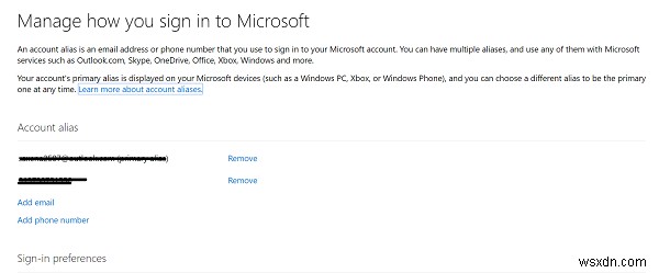 Windows 11/10でMicrosoftアカウントのプライマリメールアドレスを変更する方法