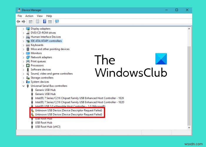 Windows PCで「不明なUSBデバイス(デバイス記述子の要求に失敗しました)」エラーを解決する9つの方法