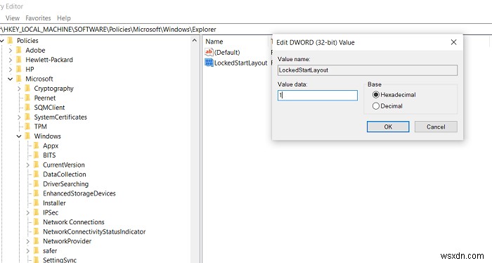 Windows 10/11でスタートメニューのレイアウトをロックする方法
