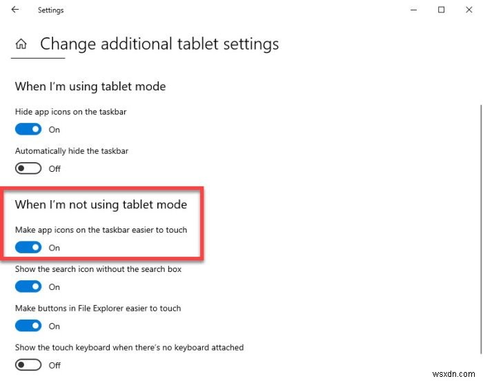 Windows 11/10やSurface Proでタスクバーアイコンの間隔が広すぎる場合の対処法