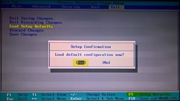 Windows PCのBIOS設定をデフォルト値(初期状態)にリセットする方法