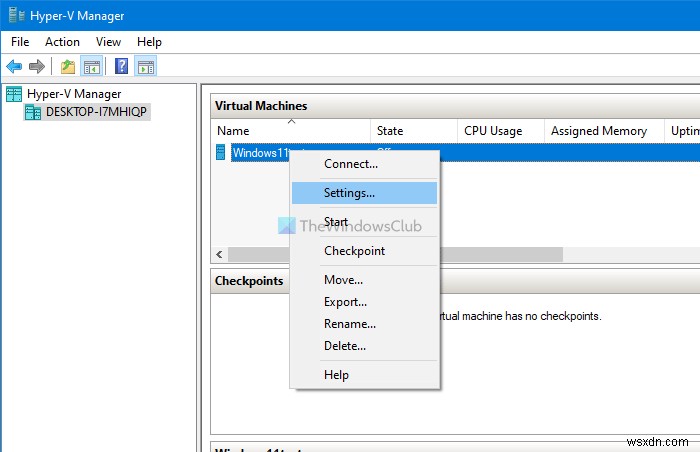 Hyper-VでTPMを有効にしてWindows 11をインストールする方法