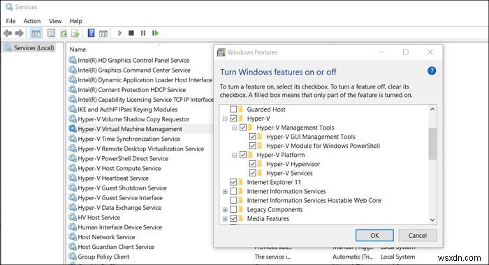 「このコンピューターに仮想マシン管理が存在しません」エラーの解決方法（Windows 11/10）