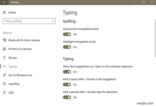 Windows 11/10でスペルチェッカーとオートコレクトをオフ・無効化する方法