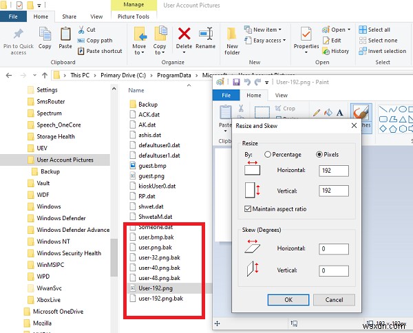 Windows 11/10でデフォルトのサインインユーザーアカウント画像を削除する方法