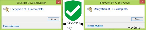 Windows 11/10でBitLockerドライブ暗号化の回復キーをバックアップする方法