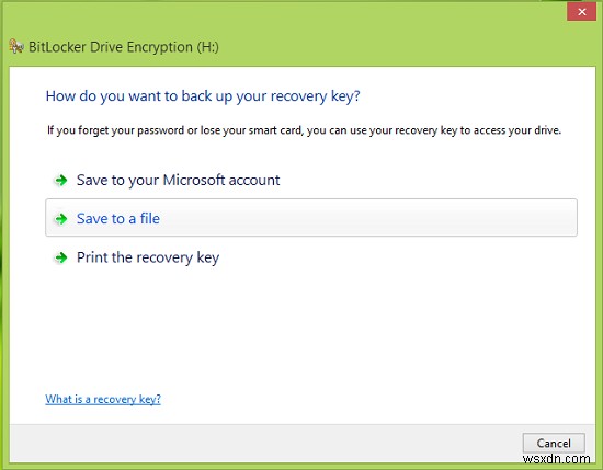 Windows 11/10でBitLockerドライブ暗号化の回復キーをバックアップする方法