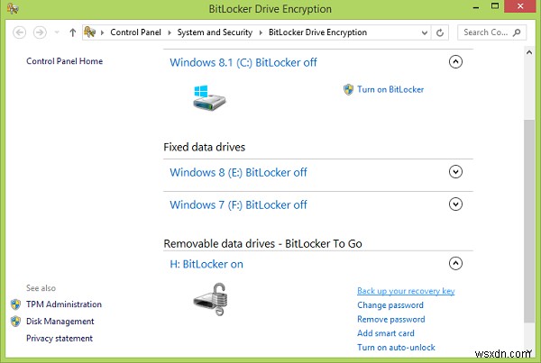 Windows 11/10でBitLockerドライブ暗号化の回復キーをバックアップする方法