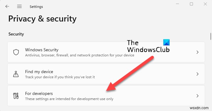 Windows 11/10で開発者モードを有効・無効にする方法