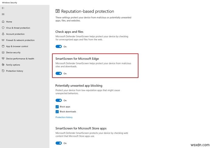 「Windows SmartScreenに現在アクセスできません」エラーの原因と対処法