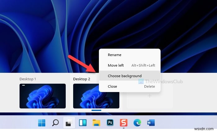 Windows 11で仮想デスクトップごとに異なる壁紙を設定する方法
