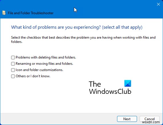 Windowsファイルとフォルダーのトラブルシューティングツールでエクスプローラーの問題を自動修復する方法