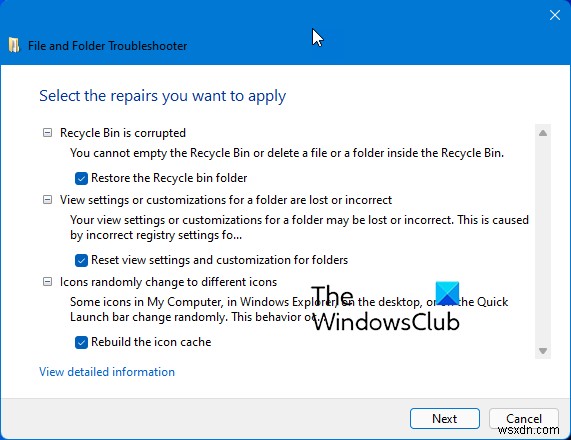 Windowsファイルとフォルダーのトラブルシューティングツールでエクスプローラーの問題を自動修復する方法