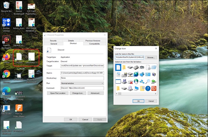 Windows 11/10のデスクトップに表示される白い空白アイコンを直す方法