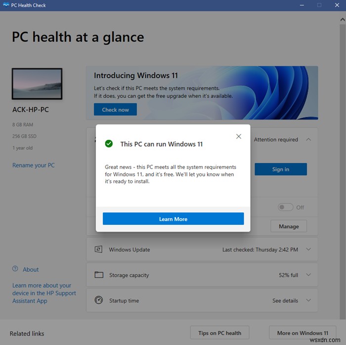 PCヘルスチェックツールでWindows 11が動作するかどうかを確認する方法