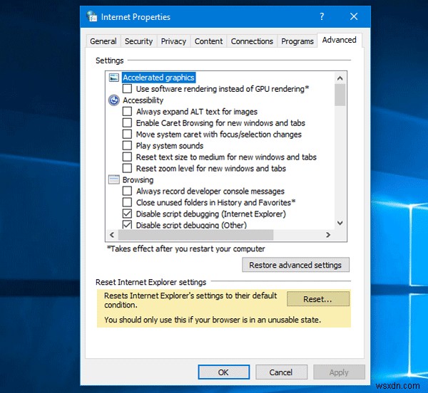 「Windowsがこのネットワークのプロキシ設定を自動的に検出できませんでした」エラーの対処法