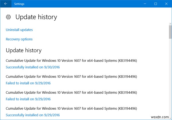 Windows 11/10のWindows Update履歴を確認する方法|更新プログラムの確認場所まとめ