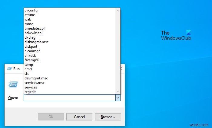 Windows 10で「ファイル名を指定して実行」のコマンド履歴を削除・クリアする方法