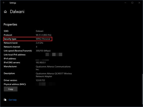 Windows 11/10でWi-Fiのセキュリティの種類を確認する3つの方法