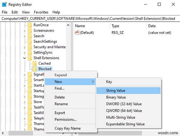 Windows 10の右クリックメニューから「OneDriveへの移動」を削除する方法