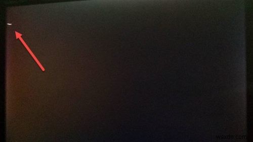 PC起動時に黒い画面にカーソルだけが点滅する問題の原因と解決策