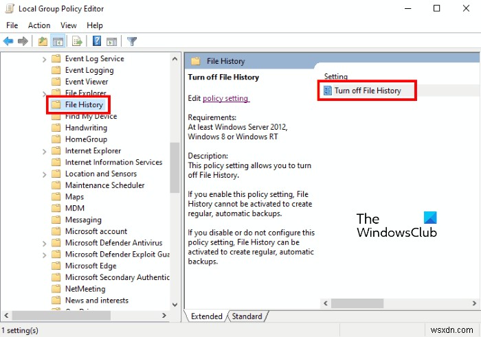 Windows 10でファイル履歴バックアップを完全に無効化する方法(GPEDIT・REGEDIT活用)