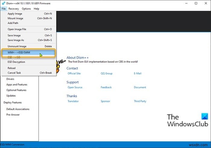 Windows 11/10でinstall.esdをinstall.wimに変換する4つの方法【DISM++・NTLite・コマンド・PowerShell】