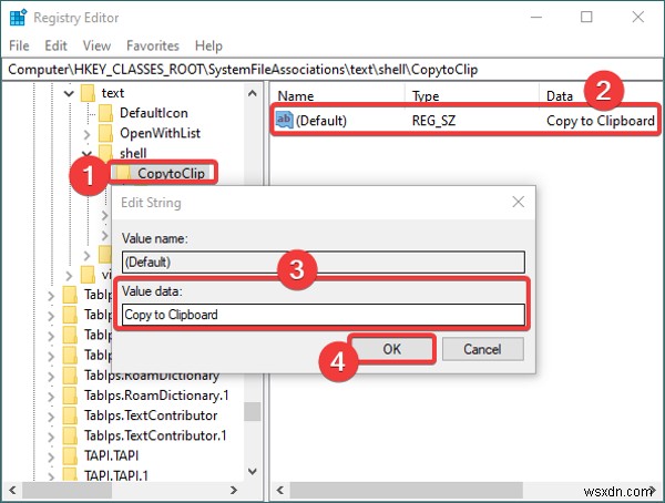Windows 10で右クリックメニューからファイルの内容をワンクリックでクリップボードにコピーする方法
