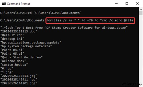 Windows 11/10のコマンドプロンプトでファイルとフォルダを管理するための便利なコマンド15選