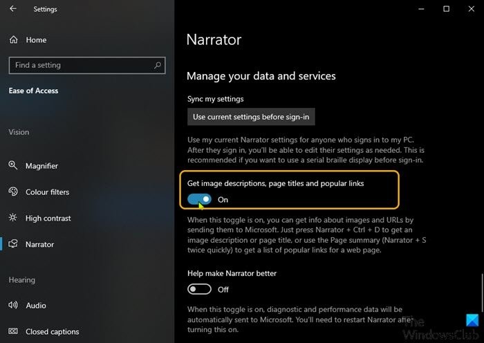 Windows 10でナレーターの各種設定を構成・カスタマイズする方法