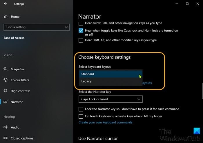 Windows 10でナレーターの各種設定を構成・カスタマイズする方法