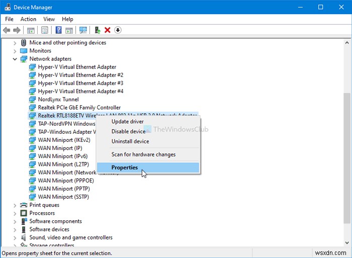 Windows 11/10でWi-Fi帯域を2.4GHzと5GHzで切り替える方法