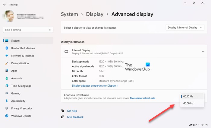 Windows 11/10でゲームの可変リフレッシュレート(VRR)を有効にする方法