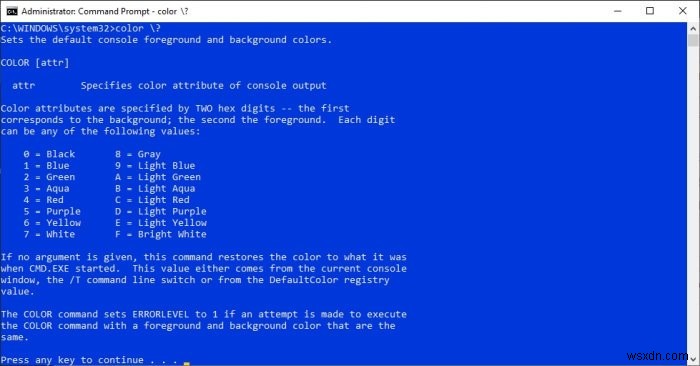 【Windows 10】コマンドプロンプトの背景色と文字色を変更する方法