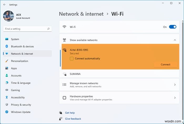 Windows 11/10でWi-Fiへの自動接続を無効にする3つの方法
