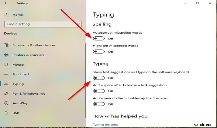 Windows 10のメールアプリでオートコレクト・スペルチェックを無効にする方法
