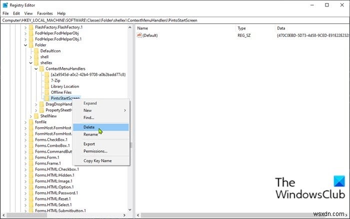 Windows 10の右クリックメニューから「スタートにピン留め」を追加・削除する方法