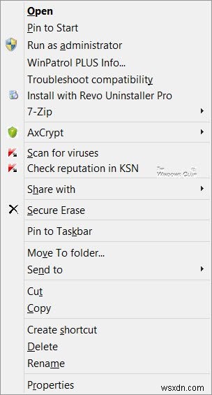 Windows 11/10の右クリックメニュー(コンテキストメニュー)を編集・整理する方法|追加・削除に便利なフリーツール6選