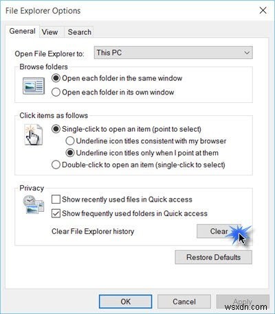 Windows 11/10で最近使ったファイルとフォルダーの履歴を削除する6つの方法
