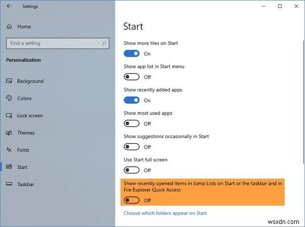 Windows 11/10で最近使ったファイルとフォルダーの履歴を削除する6つの方法