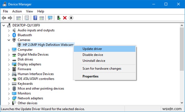 Windows 11/10でカメラを起動できません:エラー0xa00f4246(0x800706BE)の対処法