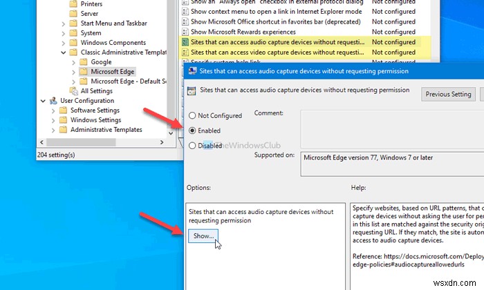 Microsoft Edgeでマイク・カメラ・画面キャプチャを有効/無効にする方法【GPEDIT・REGEDIT対応】
