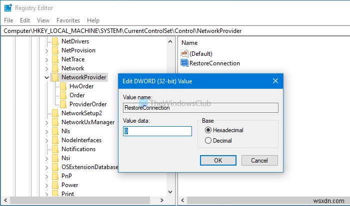 Windows 10で「すべてのネットワークドライブを再接続できませんでした」通知をオフ(またはオン)にする方法