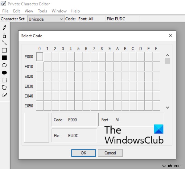 Windows 11/10のCharmap(文字コード表)とEudcedit(ユーザー定義文字エディター)の使い方